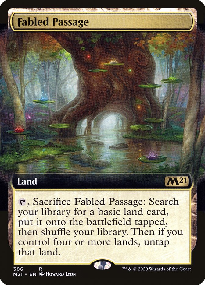 Fabled Passage (Extended Art) [Core Set 2021] - The Mythic Store | 24h Order Processing