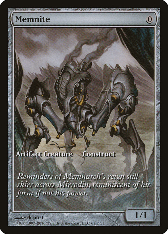 Memnite (Game Day) (Extended Art) [Scars of Mirrodin Promos] - The Mythic Store | 24h Order Processing