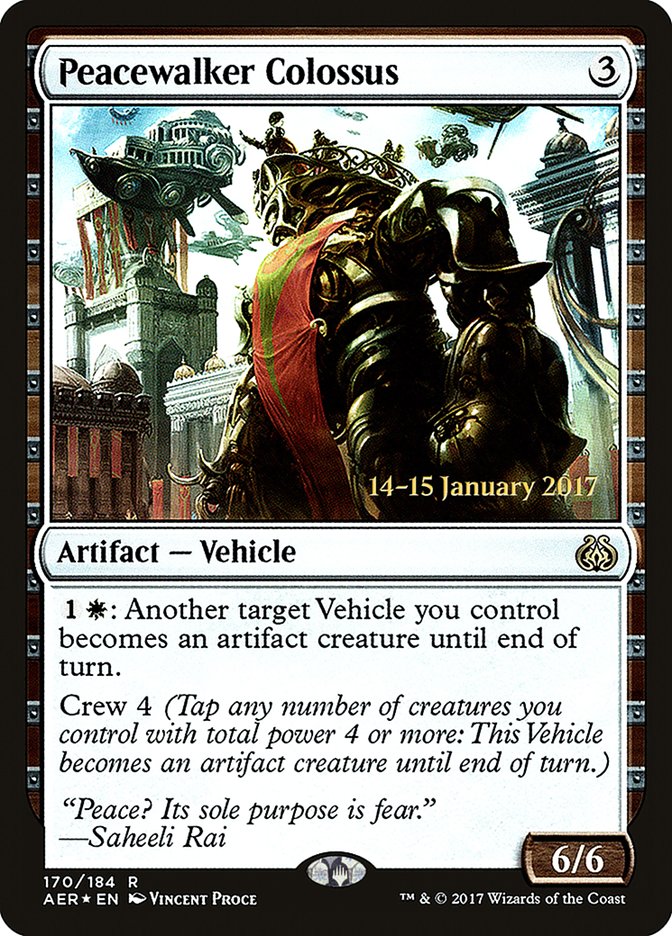 Peacewalker Colossus [Aether Revolt Prerelease Promos] - The Mythic Store | 24h Order Processing