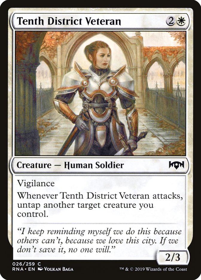 Tenth District Veteran [Ravnica Allegiance] - The Mythic Store | 24h Order Processing