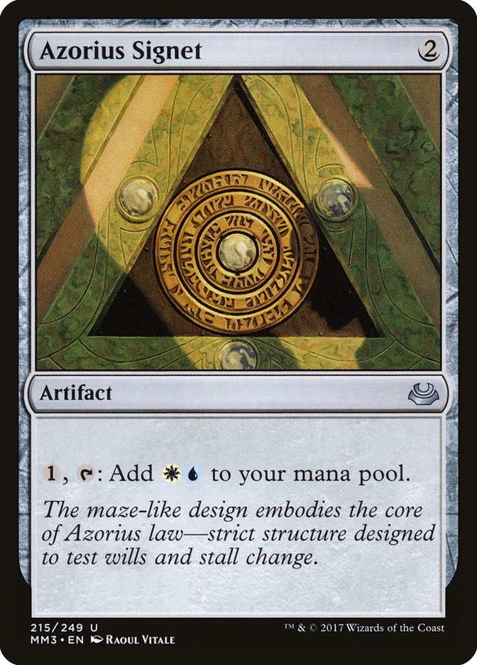 Azorius Signet [Modern Masters 2017] - The Mythic Store | 24h Order Processing