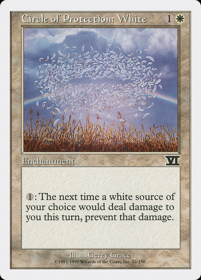 Circle of Protection: White [Classic Sixth Edition] - The Mythic Store | 24h Order Processing