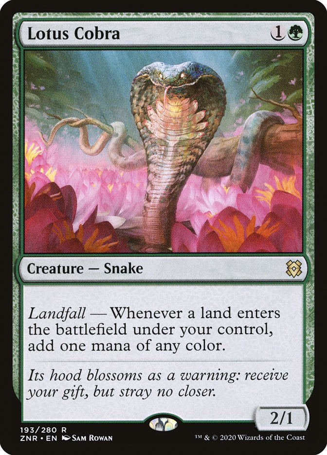 Lotus Cobra [Zendikar Rising] - The Mythic Store | 24h Order Processing