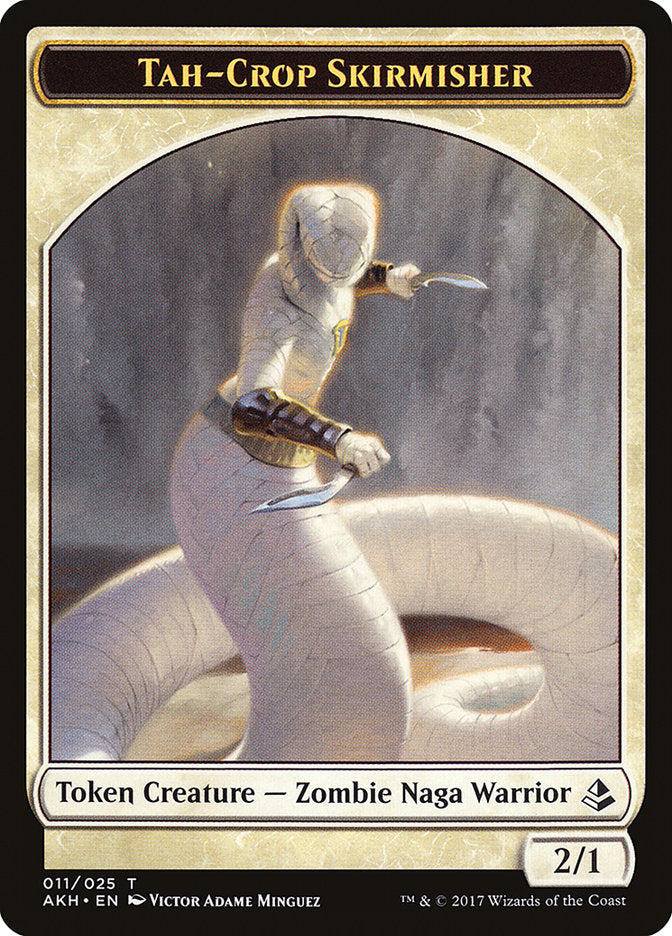 Tah-Crop Skirmisher // Cat Double-Sided Token [Amonkhet Tokens] - The Mythic Store | 24h Order Processing