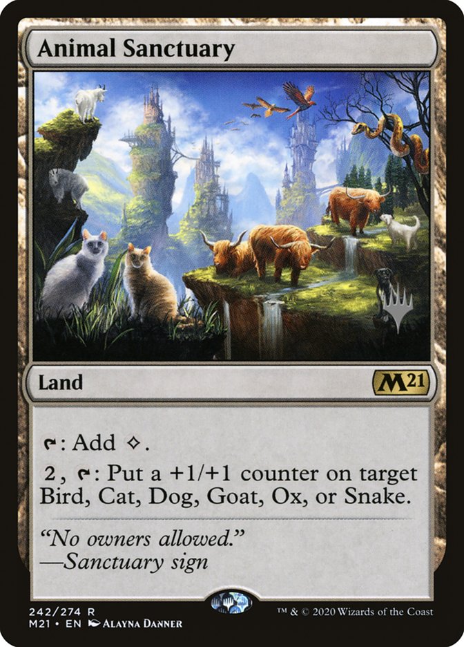 Animal Sanctuary (Promo Pack) [Core Set 2021 Promos] - The Mythic Store | 24h Order Processing