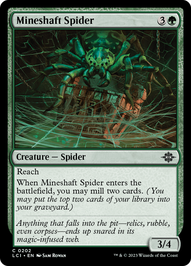 Mineshaft Spider [The Lost Caverns of Ixalan] - The Mythic Store | 24h Order Processing