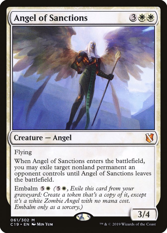 Angel of Sanctions [Commander 2019] - The Mythic Store | 24h Order Processing