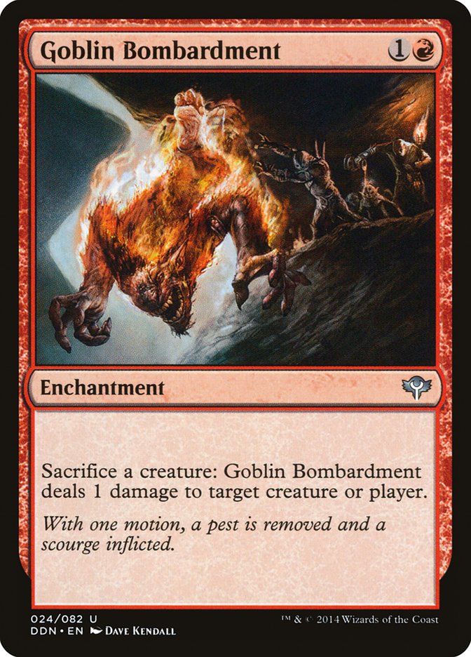Goblin Bombardment [Duel Decks: Speed vs. Cunning] - The Mythic Store | 24h Order Processing