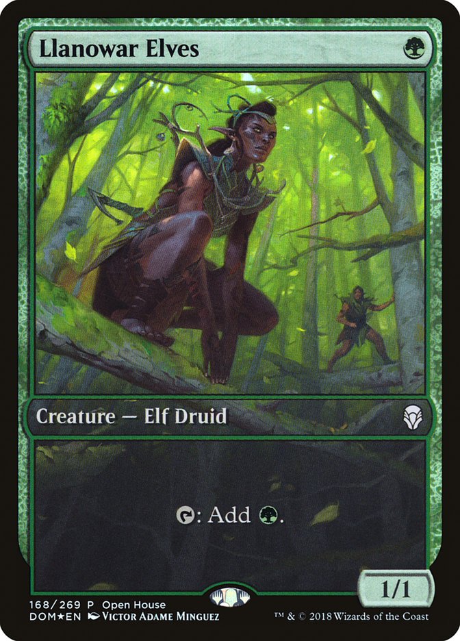 Llanowar Elves (Open House) [Dominaria Promos] - The Mythic Store | 24h Order Processing