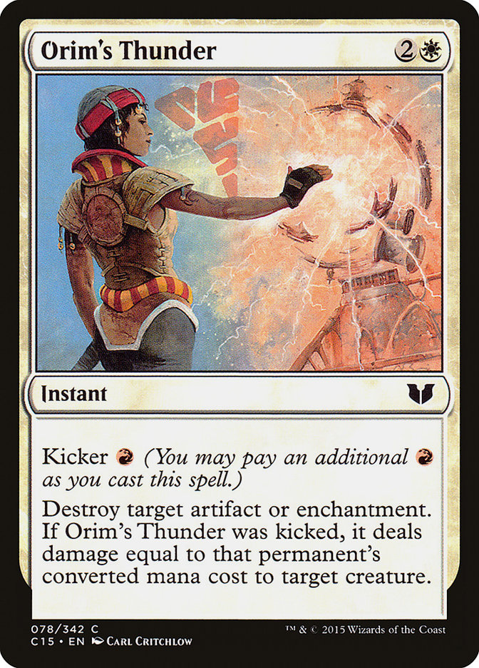 Orim's Thunder [Commander 2015] - The Mythic Store | 24h Order Processing