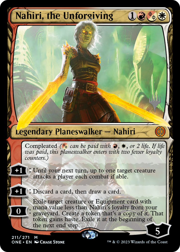 Nahiri, the Unforgiving (Promo Pack) [Phyrexia: All Will Be One Promos] - The Mythic Store | 24h Order Processing