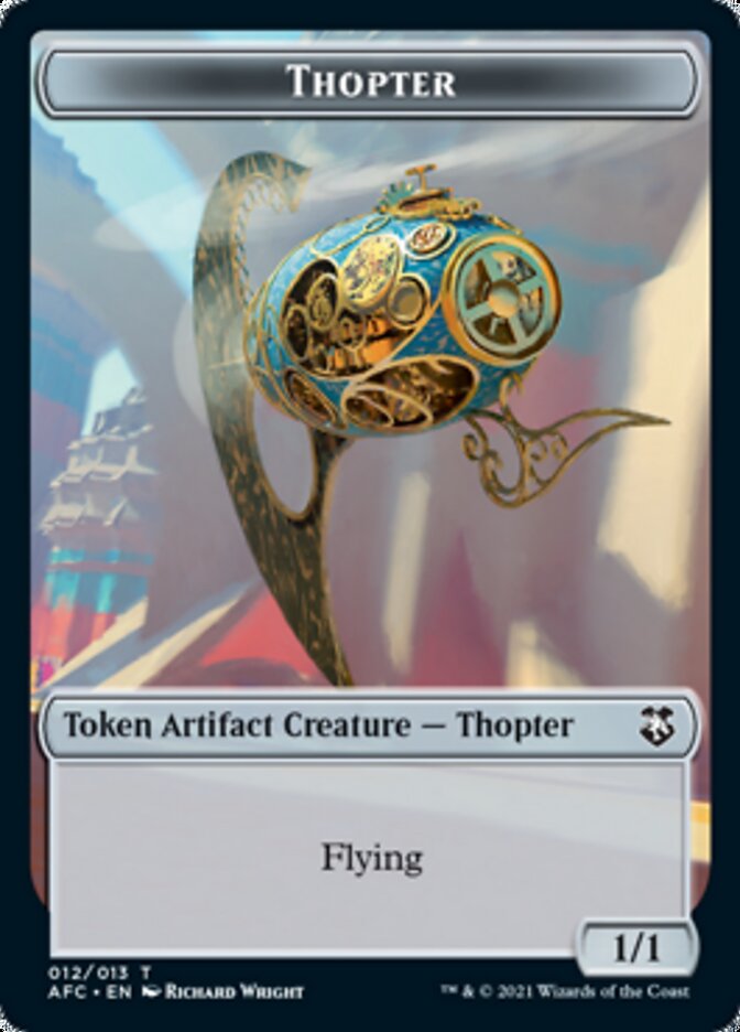 Thopter // Treasure Double-Sided Token [Dungeons & Dragons: Adventures in the Forgotten Realms Commander Tokens] - The Mythic Store | 24h Order Processing