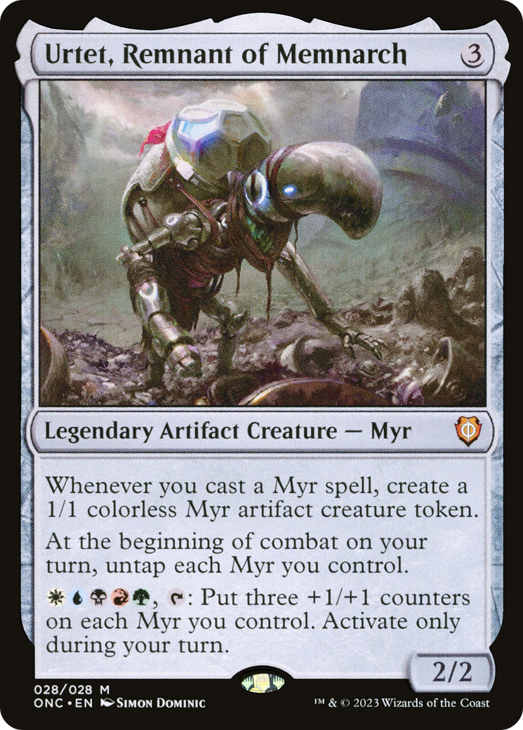 Urtet, Remnant of Memnarch [Phyrexia: All Will Be One Commander] - The Mythic Store | 24h Order Processing