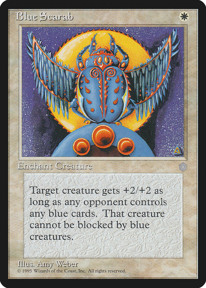 Blue Scarab [Ice Age] - The Mythic Store | 24h Order Processing