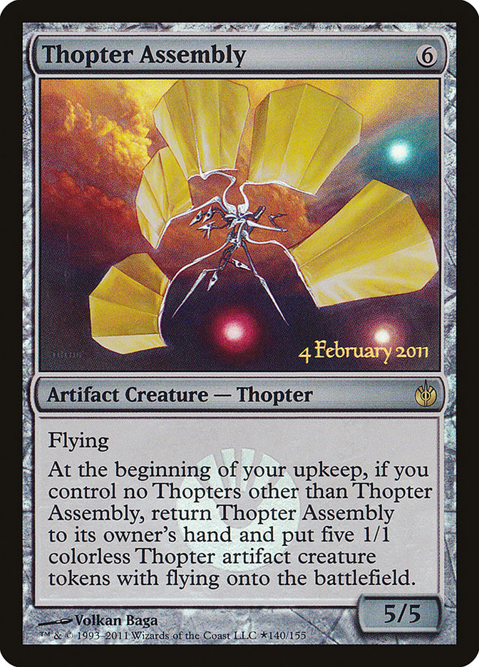 Thopter Assembly [Mirrodin Besieged Prerelease Promos] - The Mythic Store | 24h Order Processing