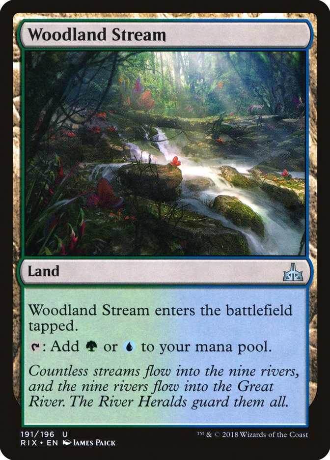 Woodland Stream [Rivals of Ixalan] - The Mythic Store | 24h Order Processing
