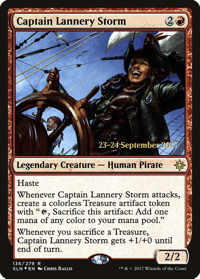 Captain Lannery Storm [Ixalan Prerelease Promos] - The Mythic Store | 24h Order Processing