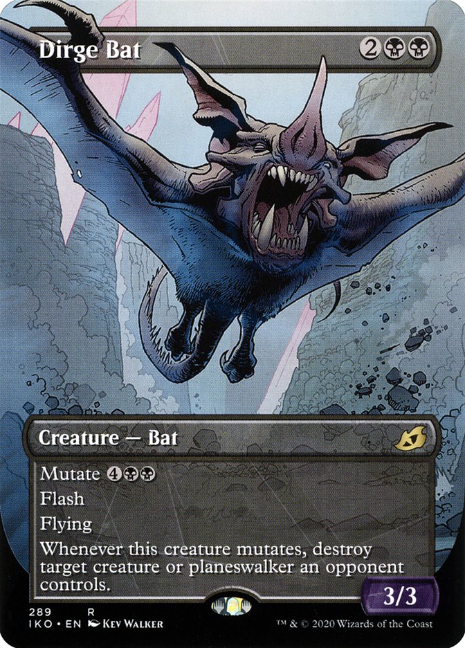 Dirge Bat (Showcase) [Ikoria: Lair of Behemoths] - The Mythic Store | 24h Order Processing