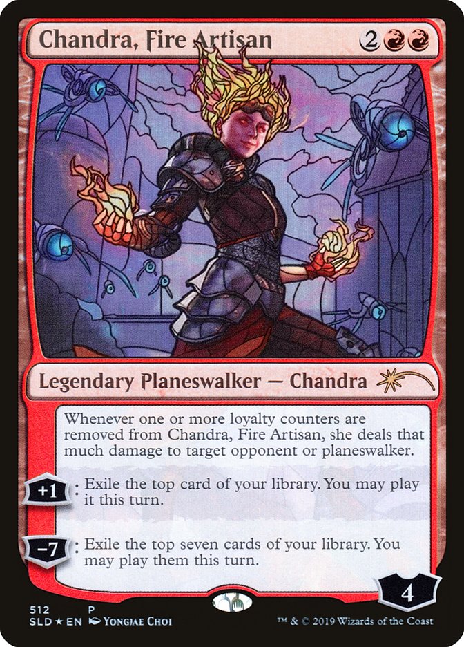 Chandra, Fire Artisan (Stained Glass) [Secret Lair Drop Promos] - The Mythic Store | 24h Order Processing