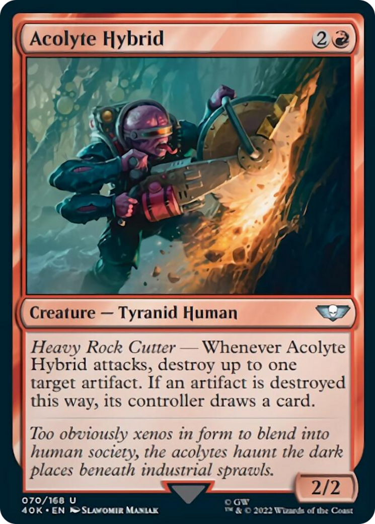 Acolyte Hybrid (Surge Foil) [Warhammer 40,000] - The Mythic Store | 24h Order Processing