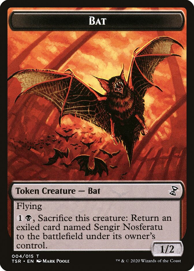 Bat Token [Time Spiral Remastered Tokens] - The Mythic Store | 24h Order Processing