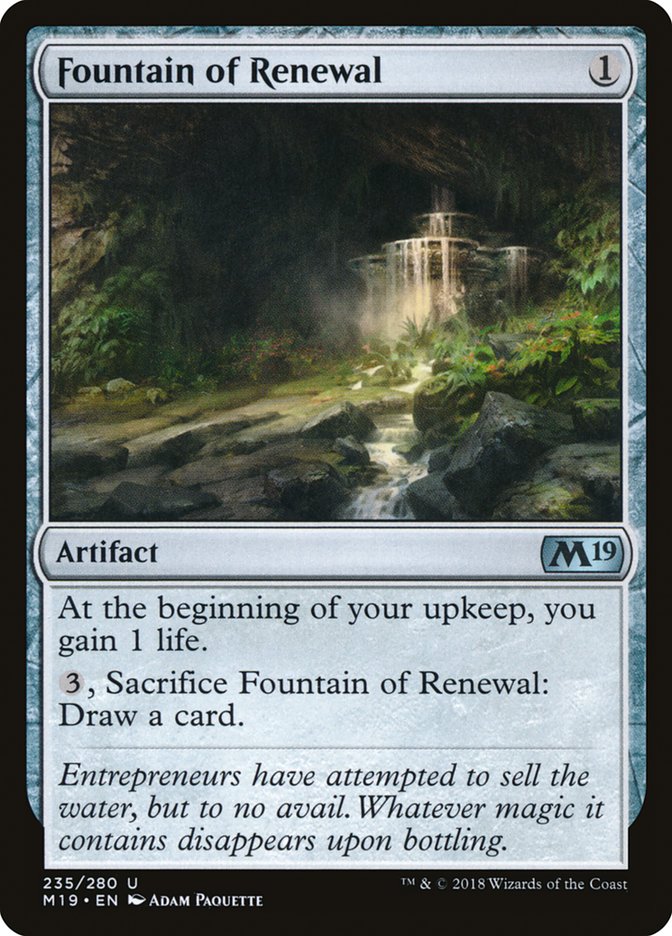 Fountain of Renewal [Core Set 2019] - The Mythic Store | 24h Order Processing