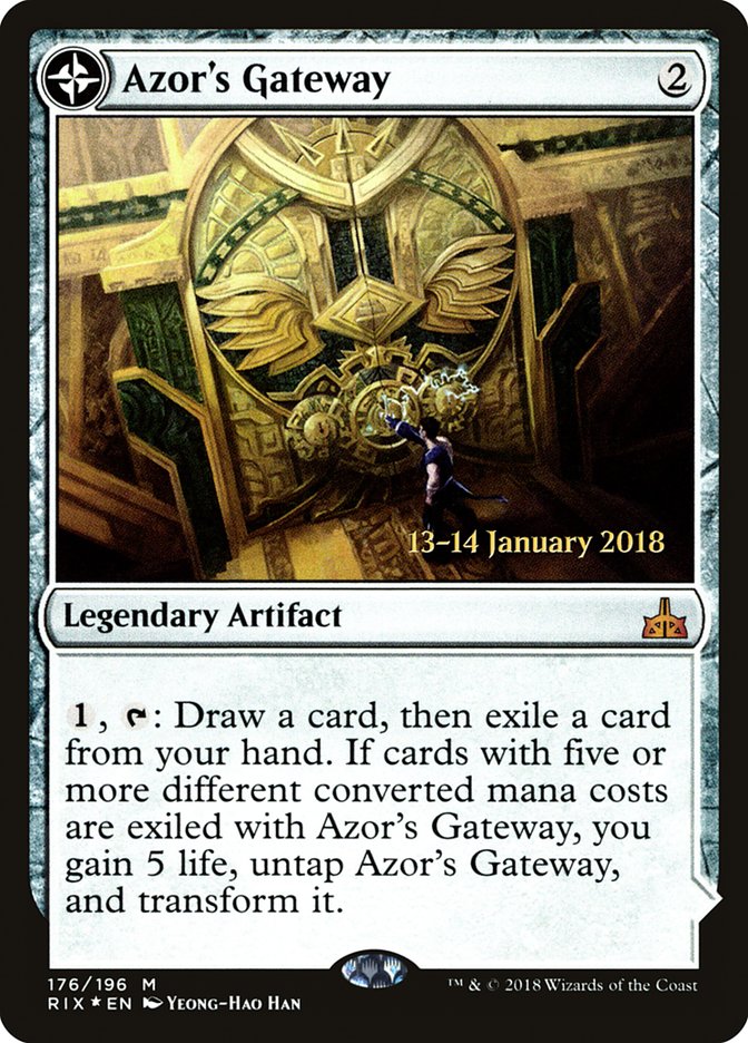 Azor's Gateway // Sanctum of the Sun [Rivals of Ixalan Prerelease Promos] - The Mythic Store | 24h Order Processing