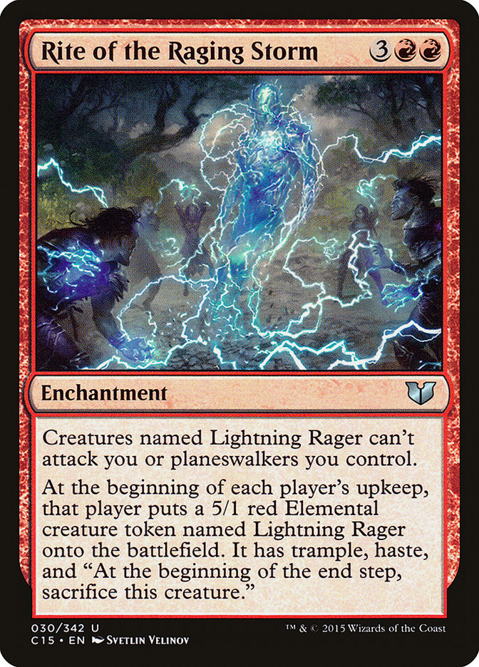 Rite of the Raging Storm [Commander 2015] - The Mythic Store | 24h Order Processing