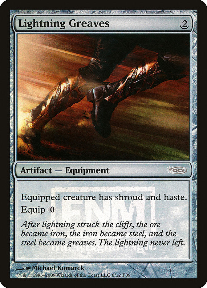 Lightning Greaves [Friday Night Magic 2009] - The Mythic Store | 24h Order Processing