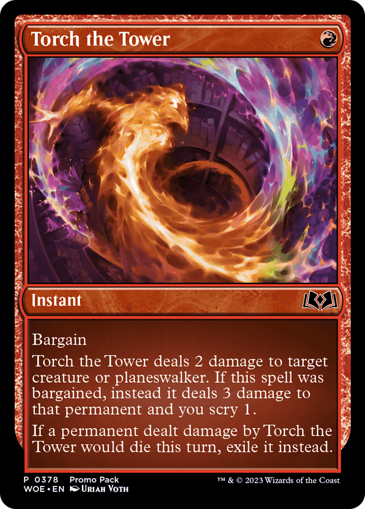 Torch the Tower (Promo Pack) [Wilds of Eldraine Promos] - The Mythic Store | 24h Order Processing