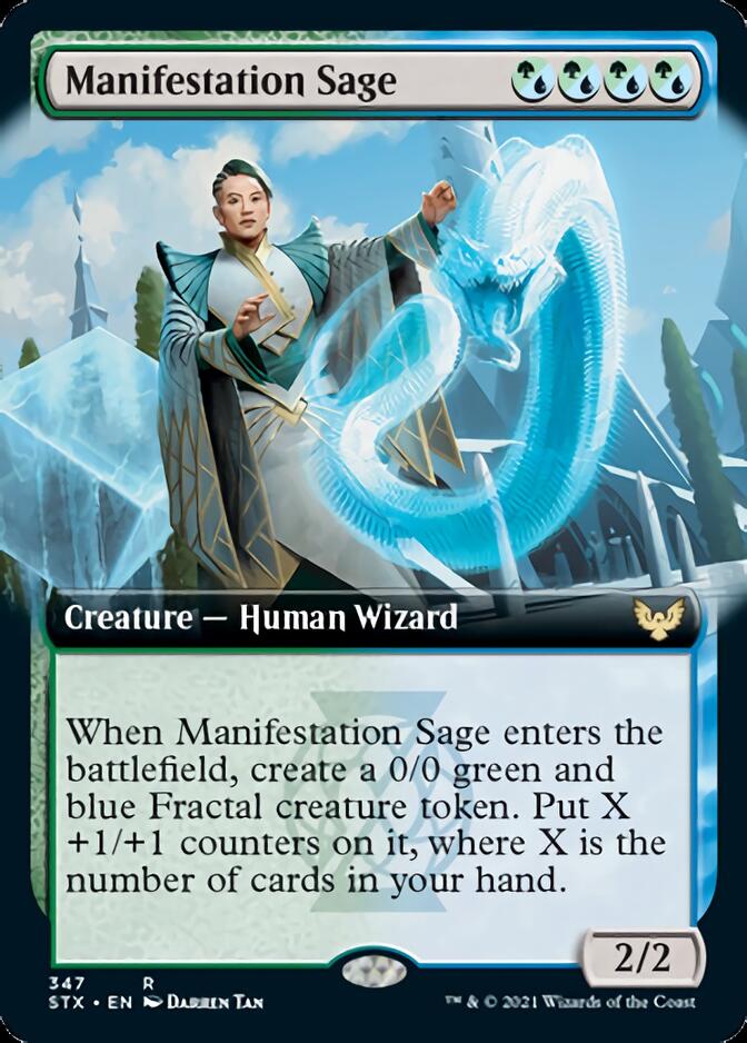 Manifestation Sage (Extended Art) [Strixhaven: School of Mages] - The Mythic Store | 24h Order Processing