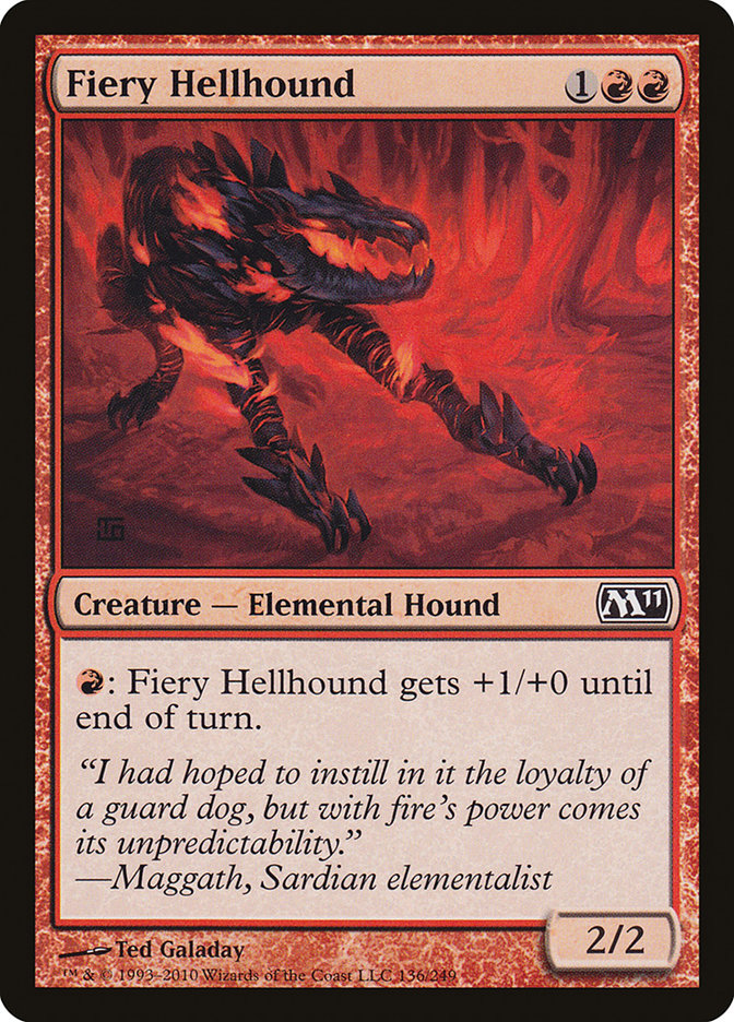Fiery Hellhound [Magic 2011] - The Mythic Store | 24h Order Processing