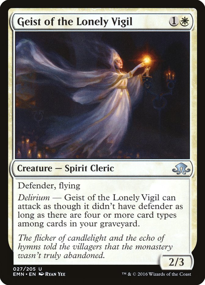 Geist of the Lonely Vigil [Eldritch Moon] - The Mythic Store | 24h Order Processing