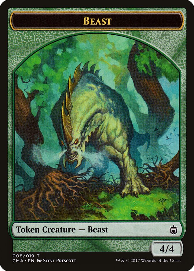 Beast Token (008/019) [Commander Anthology Tokens] - The Mythic Store | 24h Order Processing