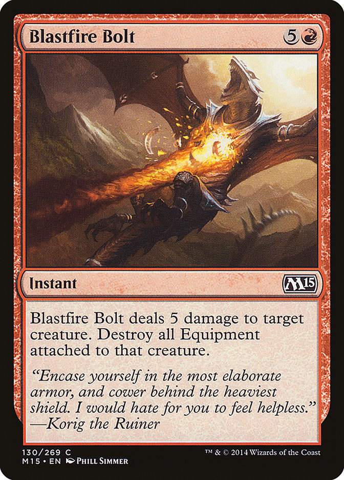 Blastfire Bolt [Magic 2015] - The Mythic Store | 24h Order Processing