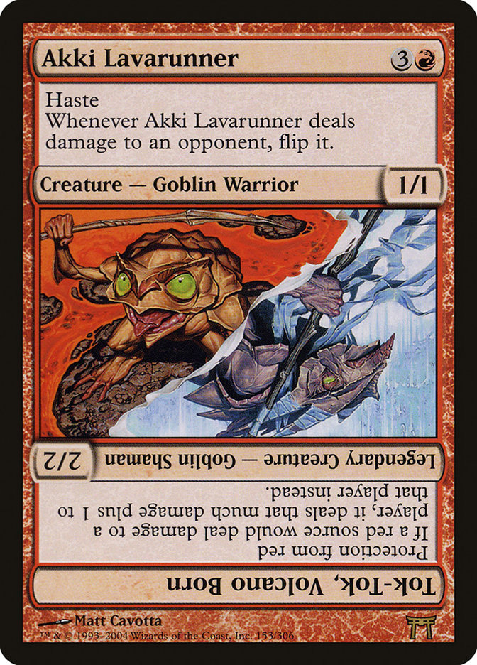 Akki Lavarunner // Tok-Tok, Volcano Born [Champions of Kamigawa] - The Mythic Store | 24h Order Processing