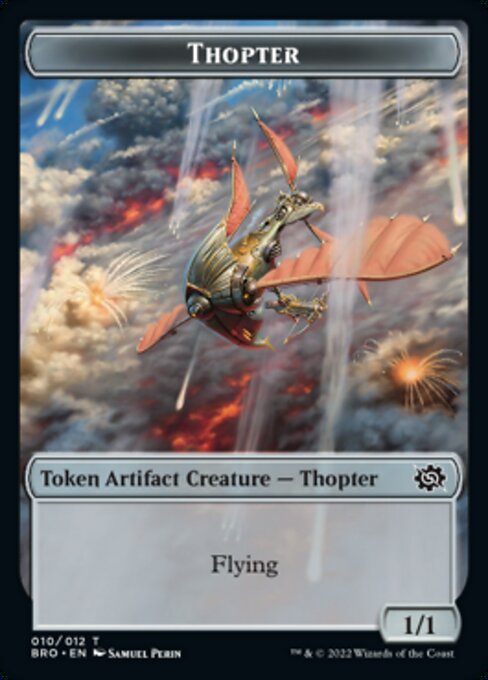 Powerstone // Thopter Double-Sided Token [The Brothers' War Tokens] - The Mythic Store | 24h Order Processing