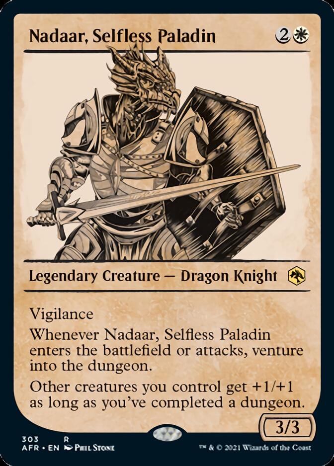 Nadaar, Selfless Paladin (Showcase) [Dungeons & Dragons: Adventures in the Forgotten Realms] - The Mythic Store | 24h Order Processing