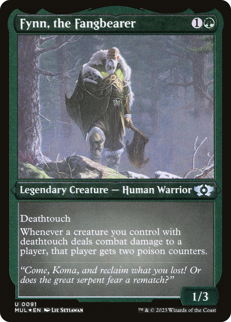 Fynn, the Fangbearer (Foil Etched) [Multiverse Legends] - The Mythic Store | 24h Order Processing