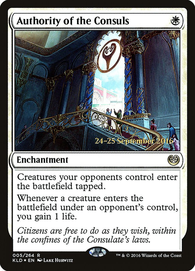Authority of the Consuls [Kaladesh Prerelease Promos] - The Mythic Store | 24h Order Processing
