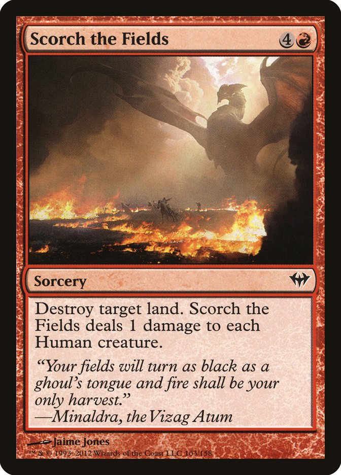 Scorch the Fields [Dark Ascension] - The Mythic Store | 24h Order Processing