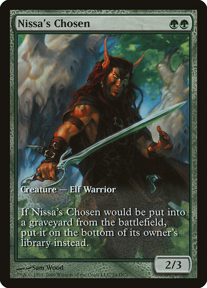 Nissa's Chosen (Game Day) (Extended Art) [Zendikar Promos] - The Mythic Store | 24h Order Processing