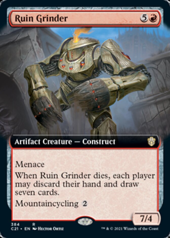 Ruin Grinder (Extended Art) [Commander 2021] - The Mythic Store | 24h Order Processing