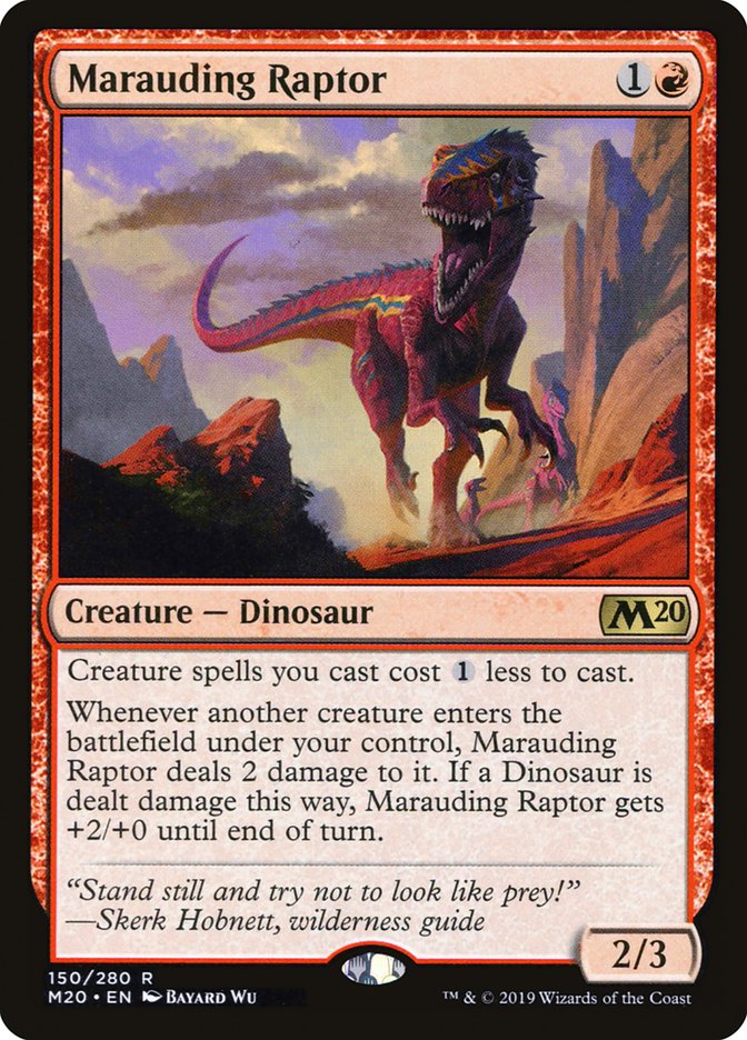 Marauding Raptor [Core Set 2020] - The Mythic Store | 24h Order Processing