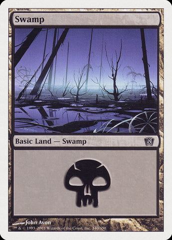 Swamp (340) [Eighth Edition] - The Mythic Store | 24h Order Processing