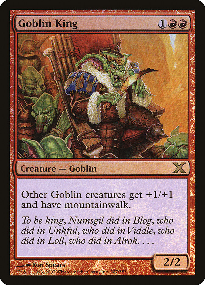 Goblin King (Premium Foil) [Tenth Edition] - The Mythic Store | 24h Order Processing