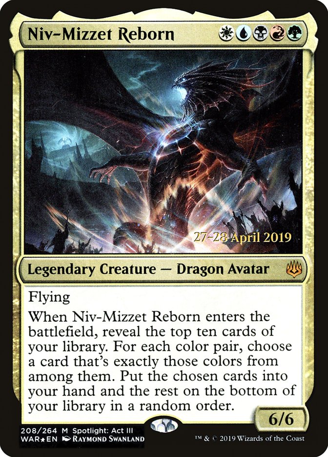 Niv-Mizzet Reborn [War of the Spark Prerelease Promos] - The Mythic Store | 24h Order Processing