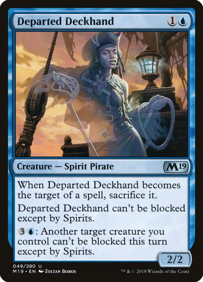Departed Deckhand [Core Set 2019] - The Mythic Store | 24h Order Processing