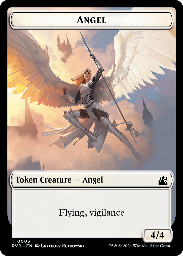 Saproling // Angel (0003) Double-Sided Token [Ravnica Remastered Tokens] - The Mythic Store | 24h Order Processing