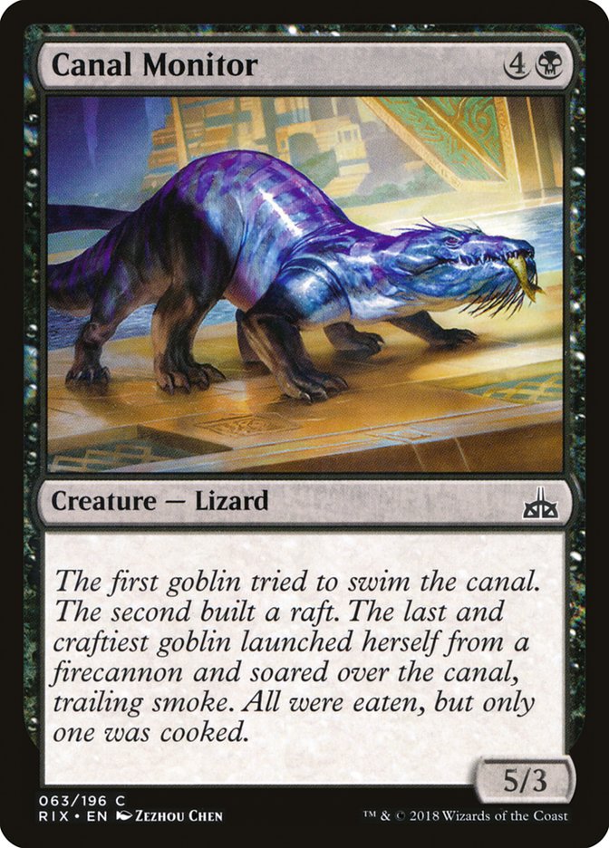 Canal Monitor [Rivals of Ixalan] - The Mythic Store | 24h Order Processing